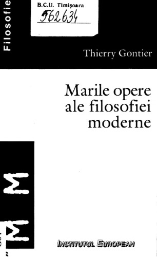 Marile opere ale filosofiei moderne