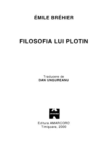 Filosofia lui Plotin