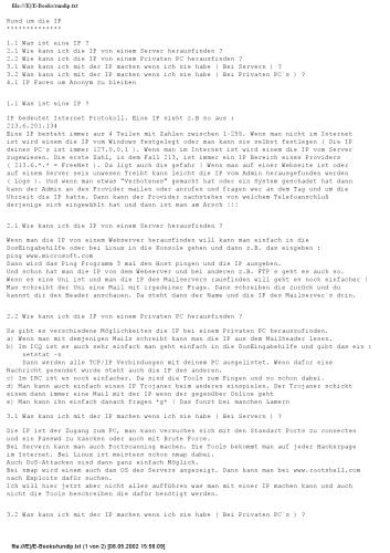 Rund um die IP