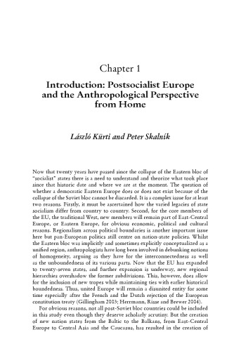 Postsocialist Europe: Anthropological Perspectives from Home (Introduction only)