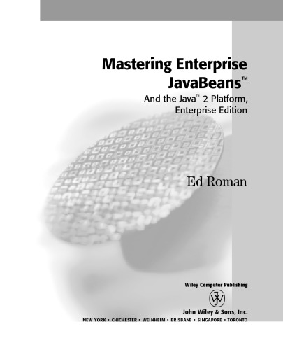 Wiley - Mastering Enterprise Java Beans