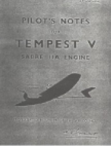 Pilot's Notes - Tempest V fighter [A.P. 2458C]