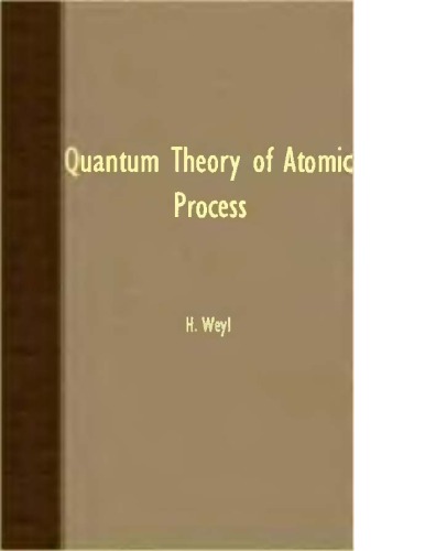 Quantum Theory of Atomic Process