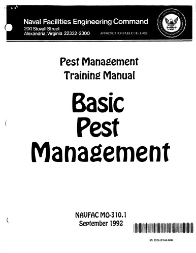 Basic Pest Management MO-310.1 - US NAVY