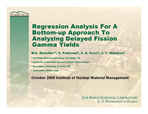 Analyzing Delayed-Fission Gamma Yields [pres. slides]