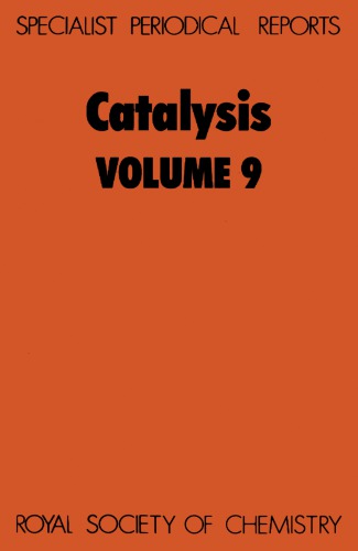 Catalysis [Splst Period'l Rpt Vol 09]