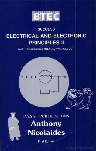 Electrical and Electronic Principles II