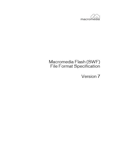 Macromedia - Macromedia Flash (SWF) File Format Specification Version 7