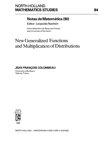 New Generalized Fns and Multiplication of Distribns