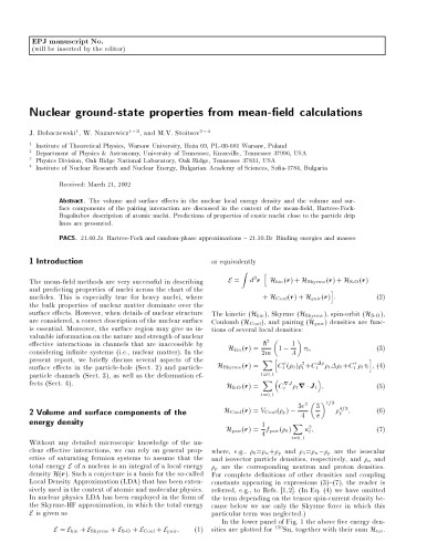 Nuclear Ground-State Properties from Mean-Field Calculations