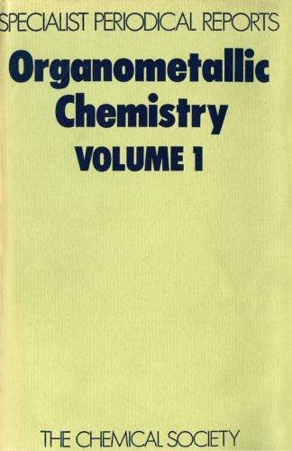 Organometallic Chem [Splst Period'l Rpt Vol 01]