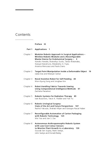 Robotic Systems - Applns, Ctl. and Pgmg.