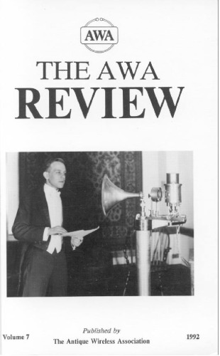 The Antique Wireless Assoc Review [Vol 07]