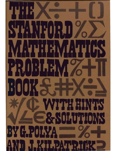 The Stanford Math. Prob. Book - With Hints, Solns