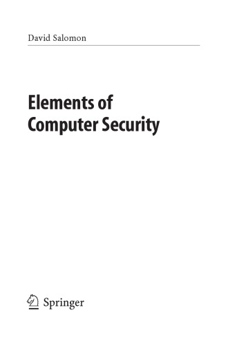 Elements of computer security