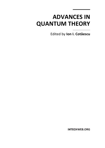 Advances in Quantum Theory