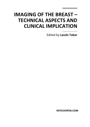 Imaging of the Breast - Tech. Aspects and Clinical Implication