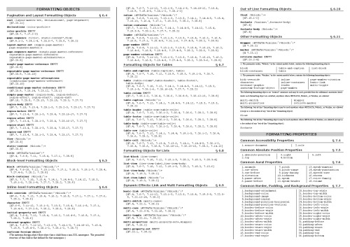 Extensible stylesheet language (XSL) version 1.0