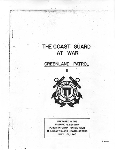 The Coast Guard & the Greenland Patrol