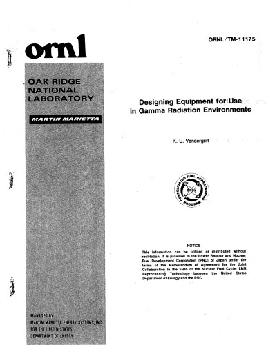 Designing Equipment for Use in Gamma Radiation Environments