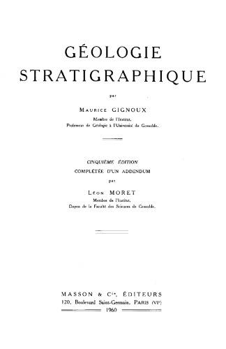 Géologie stratigraphique