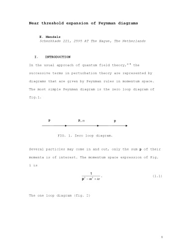 Near threshold expansion of Feynman diagrams