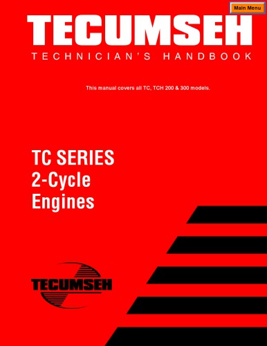 Tecumseh technician's handbook. 2-cycle engines