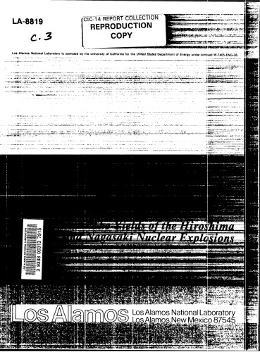 The yields of the Hiroshima and Nagasaki nuclear explosions