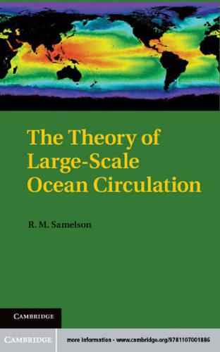 The theory of large-scale ocean circulation