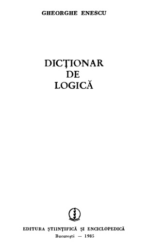 Dictionar de logica