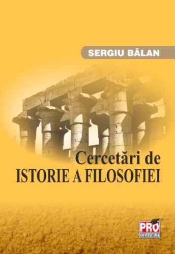 Cercetari de istorie a filosofiei