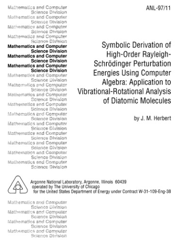 Symbolic derivation of Rayleigh-Schroedinger perturbation energies using computer algebra