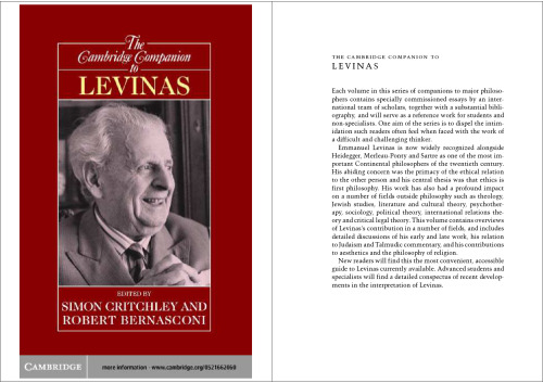 The Cambridge companion to Levinas