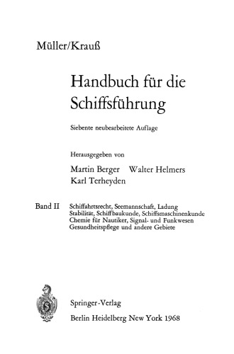 Schiffahrtsrecht, Seemannschaft, Ladung, Stabilität, Schiffbaukunde, Schiffsmaschinenkunde, Chemie für Nautiker, Signal- und Funkwesen, Gesundheitspflege und andere Gebiete