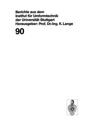 Werkstoff und Umformung: Vorträge des 1.Workshop Stuttgart, 9. Juni 1986