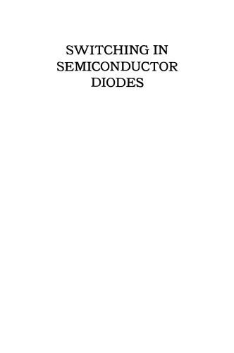 Switching in Semiconductor Diodes